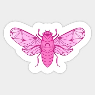 Libra Cicada Sticker